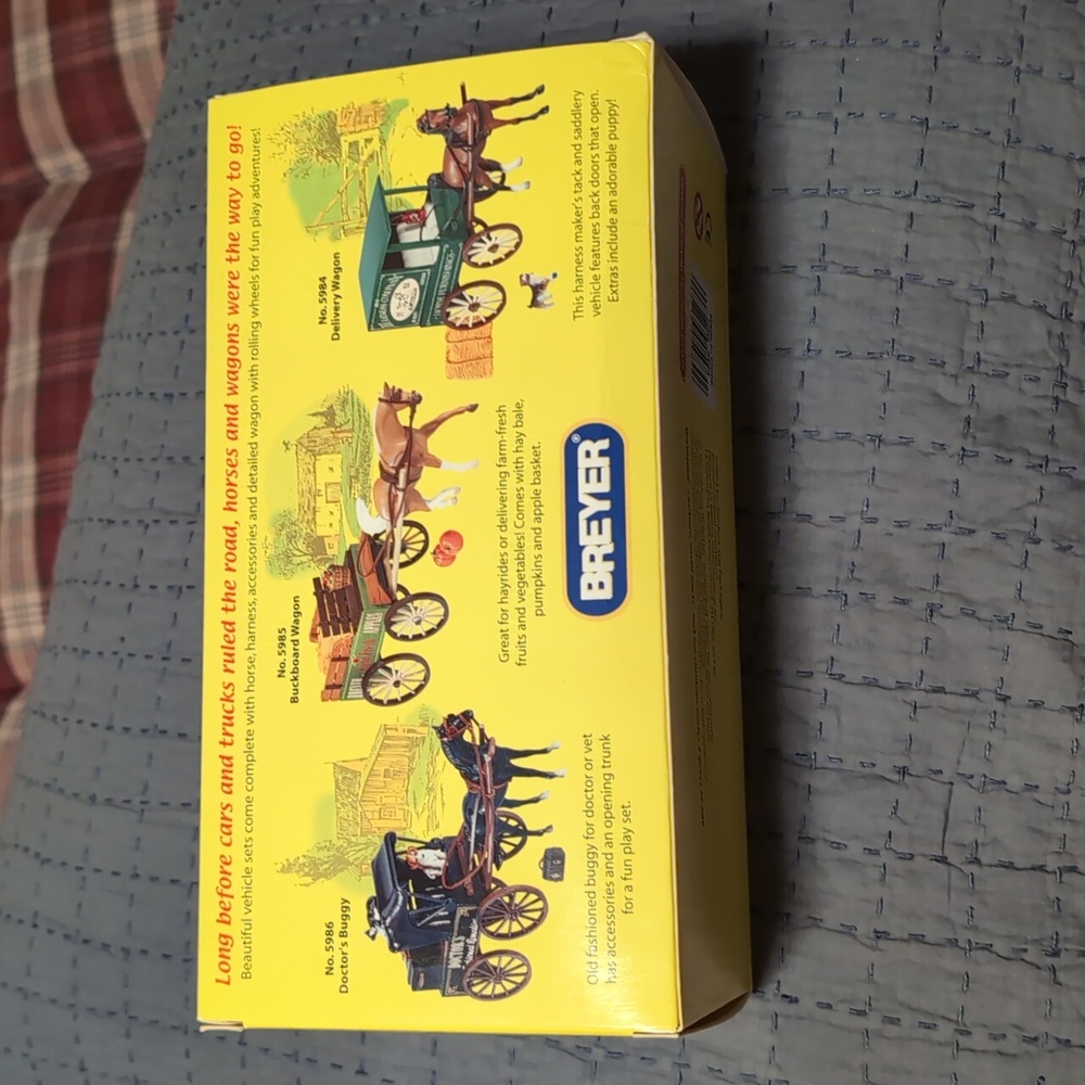 Better Stablemates Horse Power No. 5984 Harness Company Wagon Collectible Set - Picture 5 of 7